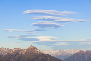 Lenticular clouds
