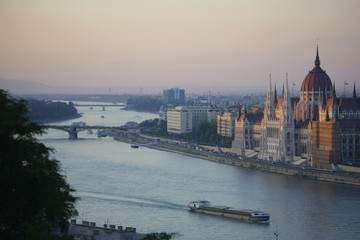 Fototapeta premium parliament n river view