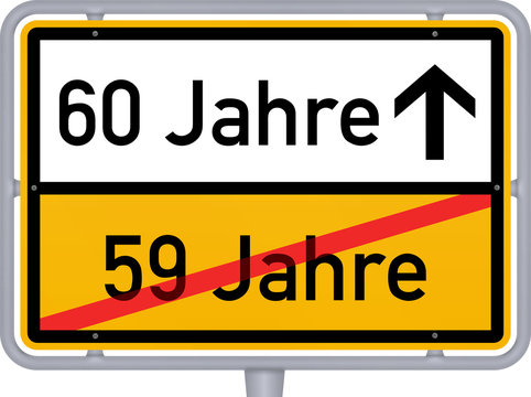 60 Jahre Geburtstag - Jubil&auml;um