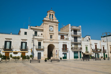 Obraz premium Clocktower. Sammichele di Bari. Puglia. Italy. 
