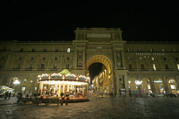 merry-go-round at nite