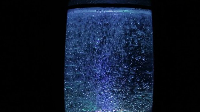 glass of water with aspirin