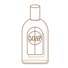Liquid soap icon. Tattoo Accessory