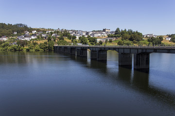 Obraz premium Rio Miño , Portomarín
