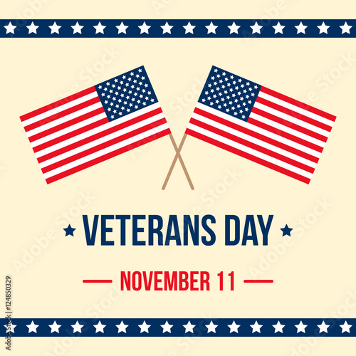 Quot Veterans Day Card With American Flag Template Background Quot Stock Image And Royalty Free Vector Veterans Day Program Template