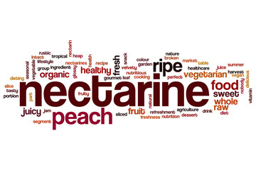 Nectarine word cloud