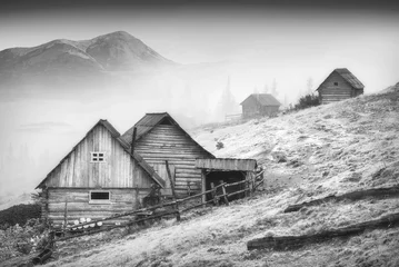 Fotobehang Hotel. Black and white © Bashkatov