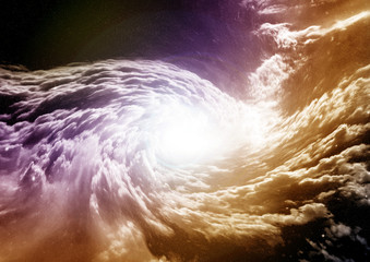 galaxy in a free space