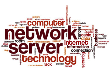 Network server word cloud