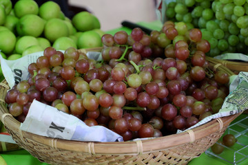 grape fruit  at Vietnam marketplace