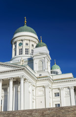 Helsinki city cathedral in senate square finland