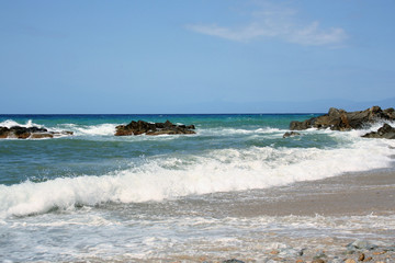 paradiasiac beach in Calabria, Italy 