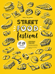 poster for street food festival