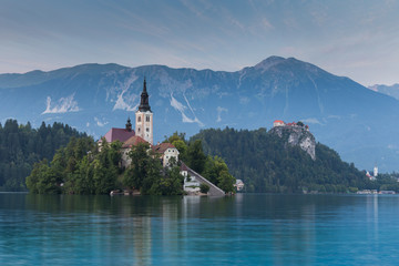 Fototapeta premium Bled Lake, Slovenia, Europe