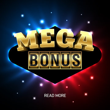 Mega Bonus bright casino banner