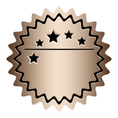 luxury ombre emblem or label icon image vector illustration design 