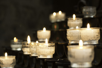 Candles white