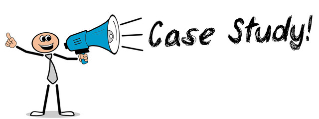 Case Study! Mann mit Megafon