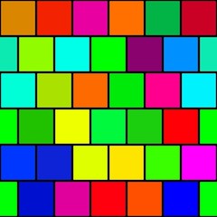 Squares multicolor vintage or retro background. Old time texture reminiscent 8 bit graphics.