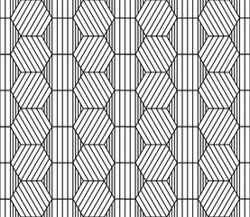 Obraz premium Abstract geometric hipster fashion pillow stripes pattern