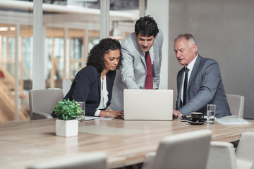 Talking strategy with colleagues