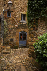 Fototapeta na wymiar Picturesque village of Peratallada in the heart of Costa Brava, Catalonia, Spain