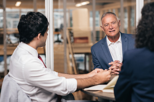Strategy session in the boardroom