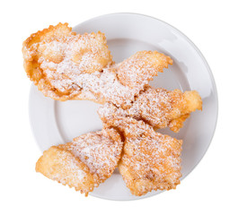 Sweet fried puff biscuits.