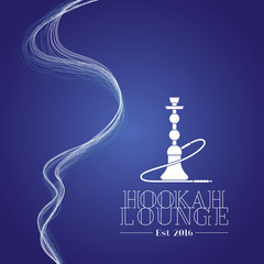 Hookah vector logo, icon, symbol, emblem, sign