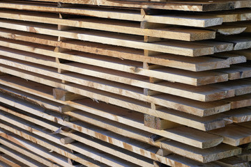 Board blanks in stack.