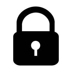 safety lock pictogram icon image vector illustration design 
