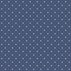 Primitive retro seamless background with stars and polka dots