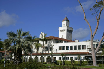 Fototapeta premium bldg n clock-tower