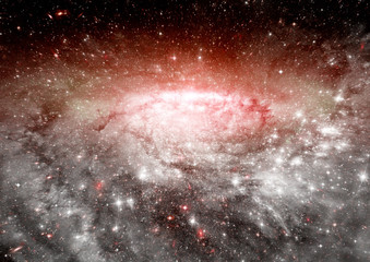 galaxy in a free space