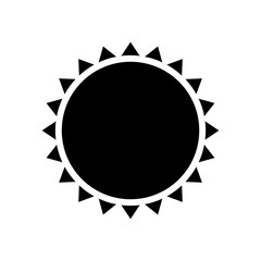sun representation icon image vector illustration design 