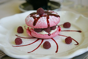 raspberry dessert