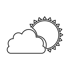 sun representation icon image vector illustration design 