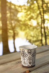 Paper cup of tea 