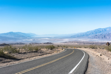 View of Furnace Creek from Beatty Cutoff Road, Death Valley, California
