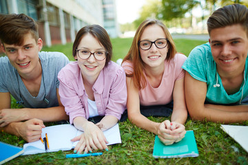 Students in campus
