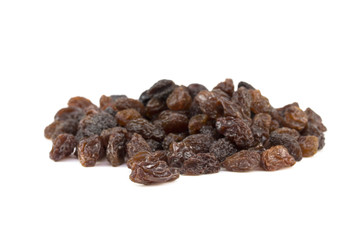 raisin isolated on white background.