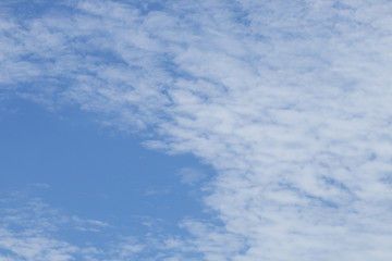 Blue sky background with cloud.