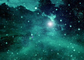 galaxy in a free space