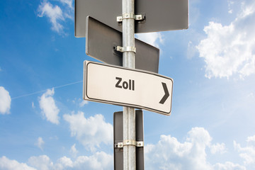 Schild 144 - Zoll