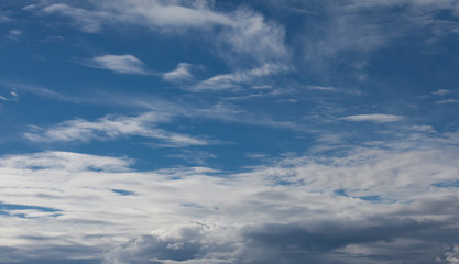 Obraz premium Sky with soft clouds