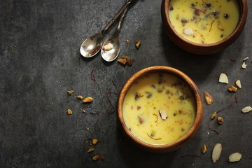 Basundi / Rabri - Indian Milk pudding made during the festival of Diwali