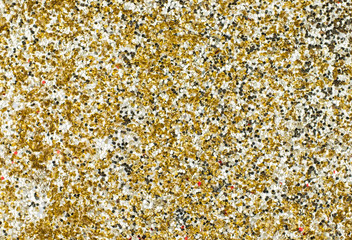 close up Gold glitter texture background,festive decoration