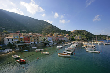 Fototapeta premium town n harbor