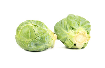 Fototapeta premium Raw brussel cabbage