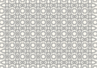 Abstract Ethnic Seamless Geometric Pattern Vector Illustration